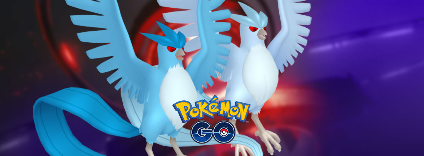 Articuno em Reides das Sombras 5 Estrelas no Pokémon GO